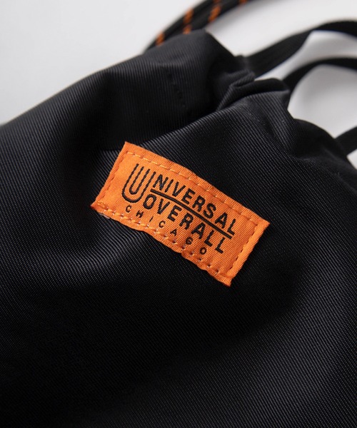 UNIVERSAL OVERALL(ユニバーサルオーバーオール)の「【94】【UNIVERSAL OVERALL/ユニバーサルオーバーオール】ワンポイント ブランドロゴ 2WAY カラーザイルナイロンポーチ/ 巾着バッグ/11L(ボディバッグ/ウエストポーチ・レディース・ブラック/ベージュ/バーガンディー/グレー系/ベージュ系/ネイビー系/ブラック系・FREE)」の13枚目の写真