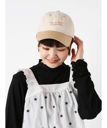 ehka sopo | 配色刺繍キャップ(ハット)