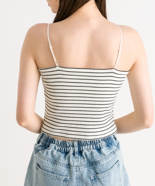 OLIVE des OLIVE(オリーブデオリーブ)の「チャーム付きカップ付きインナー 1041060590(キャミソール・レディース・オフホワイト/ブラック/ピンク/ブラック系その他・FREE)」の14枚目の写真