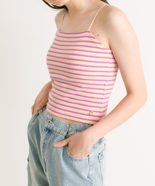 OLIVE des OLIVE(オリーブデオリーブ)の「チャーム付きカップ付きインナー 1041060590(キャミソール・レディース・オフホワイト/ブラック/ピンク/ブラック系その他・FREE)」の17枚目の写真