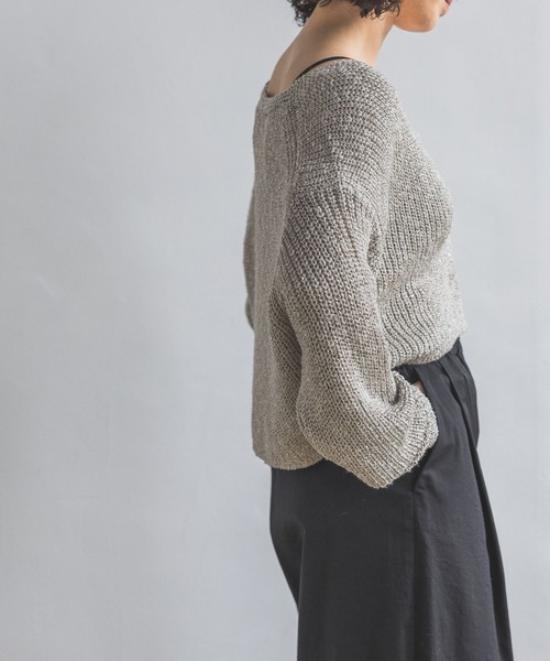 A part by（アパートバイ）の「≪追加2≫スパンコールVネックカーディガン（カーディガン/ボレロ・レディース・グレー/ブラック/ライトベージュ・FREE）」の16枚目の写真