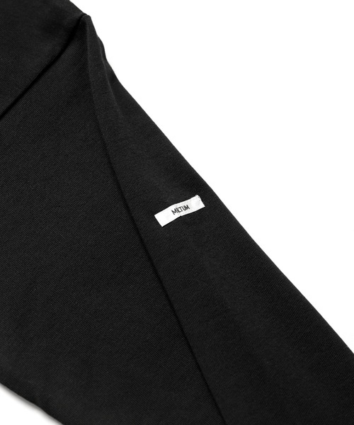 meltum(メルタム)の「【販売終了】BASIC BASQUE SHIRT L/S / ベーシックバスクシャツ ロングスリーブ(Tシャツ/カットソー・メンズ・ブラック・LARGE/MEDIUM)」の5枚目の写真