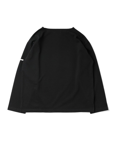 meltum(メルタム)の「【販売終了】BASIC BASQUE SHIRT L/S / ベーシックバスクシャツ ロングスリーブ(Tシャツ/カットソー・メンズ・ブラック・LARGE/MEDIUM)」の9枚目の写真
