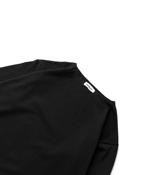 meltum(メルタム)の「【販売終了】BASIC BASQUE SHIRT L/S / ベーシックバスクシャツ ロングスリーブ(Tシャツ/カットソー・メンズ・ブラック・LARGE/MEDIUM)」の10枚目の写真