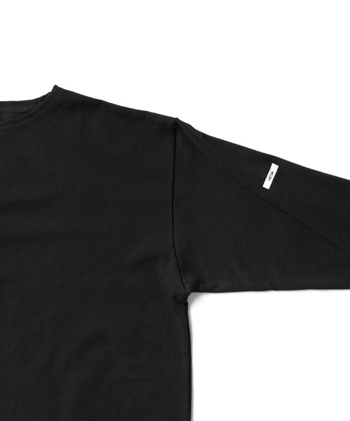 meltum(メルタム)の「【販売終了】BASIC BASQUE SHIRT L/S / ベーシックバスクシャツ ロングスリーブ(Tシャツ/カットソー・メンズ・ブラック・LARGE/MEDIUM)」の4枚目の写真