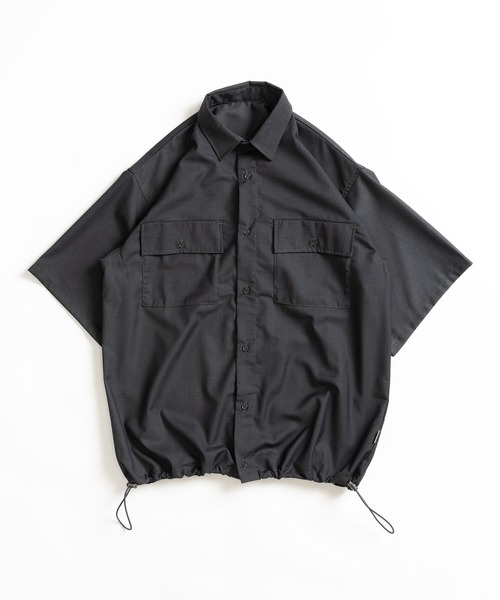 WETTEMPT(ウィテンプト)の「STITCH BALLOON WORK SHIRT /ステッチバルーンワークシャツ(シャツ/ブラウス・メンズ・ダークグレー/ネイビー/ブラック・SMALL/LARGE/MEDIUM)」の2枚目の写真