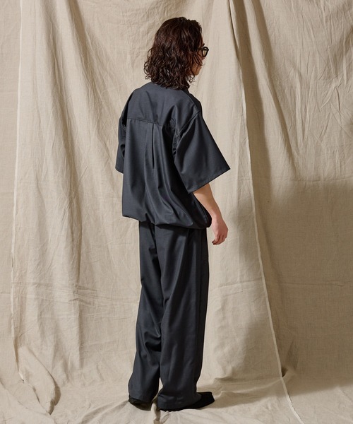 WETTEMPT(ウィテンプト)の「STITCH BALLOON WORK SHIRT /ステッチバルーンワークシャツ(シャツ/ブラウス・メンズ・ダークグレー/ネイビー/ブラック・SMALL/LARGE/MEDIUM)」の21枚目の写真