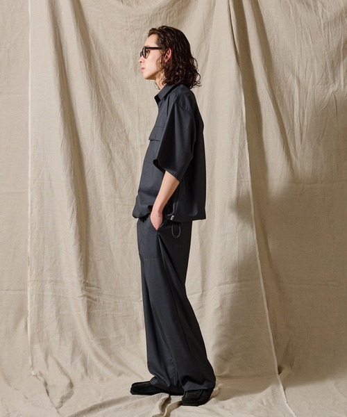 WETTEMPT(ウィテンプト)の「STITCH BALLOON WORK SHIRT /ステッチバルーンワークシャツ(シャツ/ブラウス・メンズ・ダークグレー/ネイビー/ブラック・SMALL/LARGE/MEDIUM)」の20枚目の写真