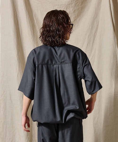 WETTEMPT(ウィテンプト)の「STITCH BALLOON WORK SHIRT /ステッチバルーンワークシャツ(シャツ/ブラウス・メンズ・ダークグレー/ネイビー/ブラック・SMALL/LARGE/MEDIUM)」の17枚目の写真