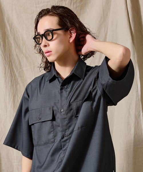 WETTEMPT(ウィテンプト)の「STITCH BALLOON WORK SHIRT /ステッチバルーンワークシャツ(シャツ/ブラウス・メンズ・ダークグレー/ネイビー/ブラック・SMALL/LARGE/MEDIUM)」の22枚目の写真