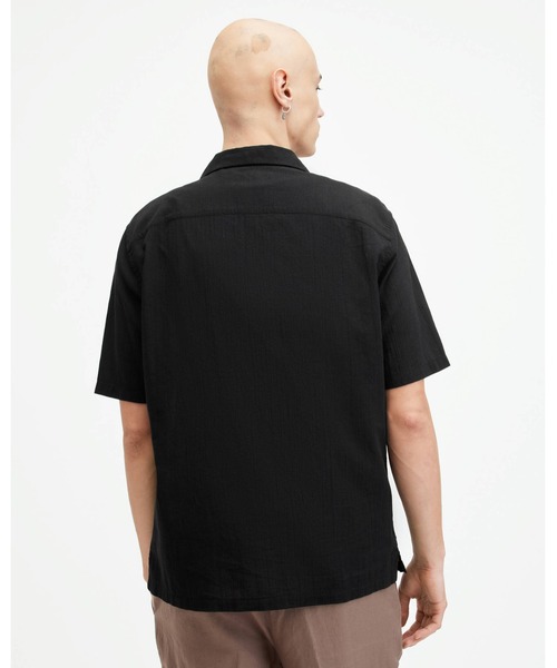 ALLSAINTS(オールセインツ)の「VALLEY RAMSKULL RELAXED FIT SHIRT | VALLEY ラムスカル リラックス フィット シャツ(シャツ/ブラウス・メンズ・ブラック・XS/XL/S/M/L)」の5枚目の写真