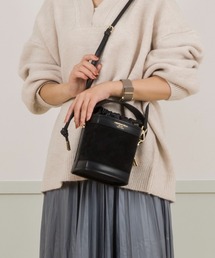 CHRISTIAN VILLA | 【CHRISTIAN VILLA/クリスチャンヴィラ】バケツバッグ　巾着バッグ　2WAY(ショルダーバッグ)