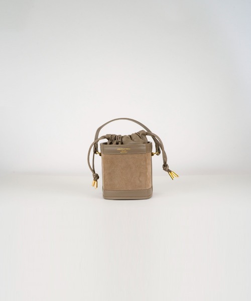 CHRISTIAN VILLA（クリスチャンヴィラ）の「【CHRISTIAN VILLA/クリスチャンヴィラ】バケツバッグ　巾着バッグ　2WAY（ショルダーバッグ・レディース・ブラック/チャコールグレー・FREE）」の11枚目の写真