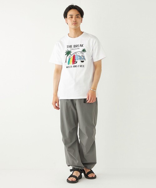 CONP 24SS “ビーチの夢” Tシャツ　トップス CONP 24SS “ビーチの夢” Tシャツ トップス