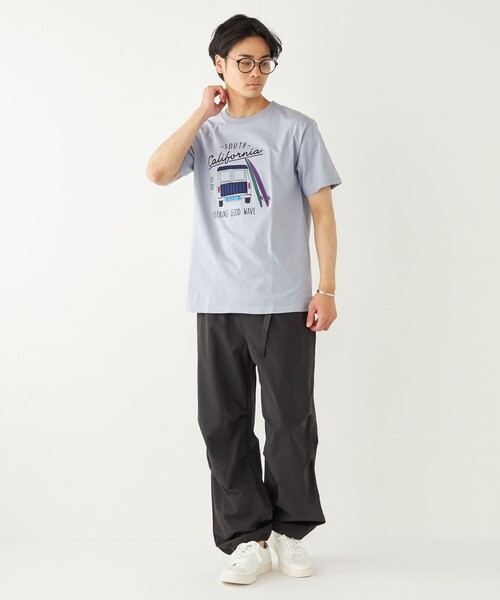 SHIPS Colors(シップス カラーズ)の「SHIPS Colors:パッチワーク プリント TEE◇(Tシャツ/カットソー・メンズ・ライトホワイト/ホワイト/ブルー/ブラック・SMALL/MEDIUM/LARGE/X-LARGE)」の11枚目の写真