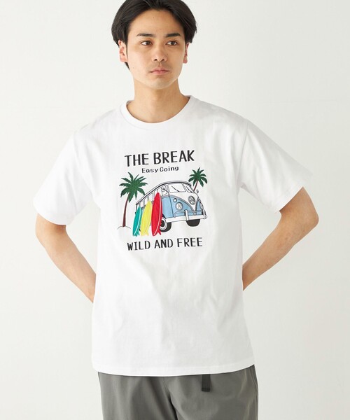 SHIPS Colors(シップス カラーズ)の「SHIPS Colors:パッチワーク プリント TEE◇(Tシャツ/カットソー・メンズ・ライトホワイト/ホワイト/ブルー/ブラック・SMALL/MEDIUM/LARGE/X-LARGE)」の13枚目の写真