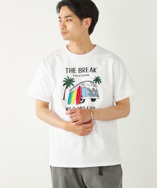SHIPS Colors(シップス カラーズ)の「SHIPS Colors:パッチワーク プリント TEE◇(Tシャツ/カットソー・メンズ・ライトホワイト/ホワイト/ブルー/ブラック・SMALL/MEDIUM/LARGE/X-LARGE)」の15枚目の写真