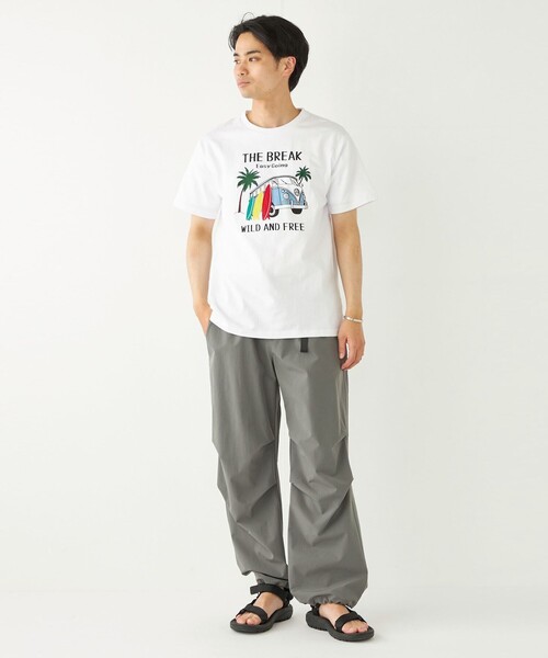 SHIPS Colors(シップス カラーズ)の「SHIPS Colors:パッチワーク プリント TEE◇(Tシャツ/カットソー・メンズ・ライトホワイト/ホワイト/ブルー/ブラック・SMALL/MEDIUM/LARGE/X-LARGE)」の16枚目の写真