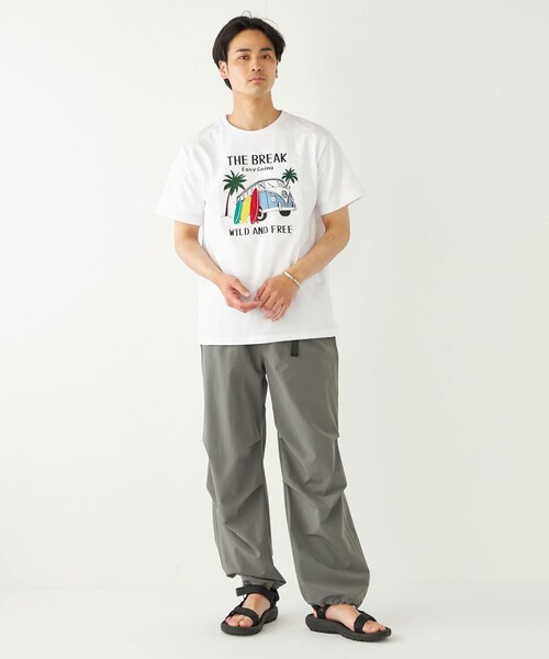 SHIPS Colors(シップス カラーズ)の「SHIPS Colors:パッチワーク プリント TEE◇(Tシャツ/カットソー・メンズ・ライトホワイト/ホワイト/ブルー/ブラック・SMALL/MEDIUM/LARGE/X-LARGE)」の19枚目の写真