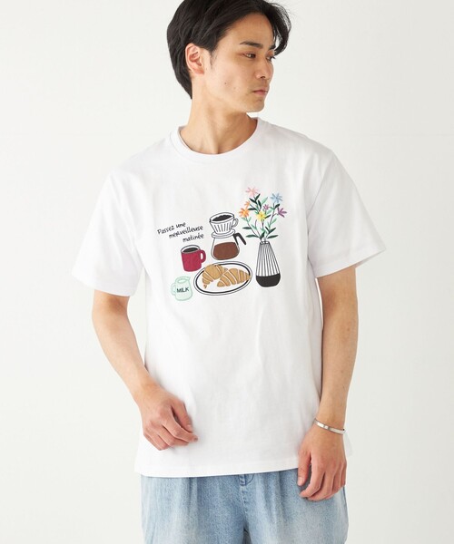 SHIPS Colors(シップス カラーズ)の「SHIPS Colors:パッチワーク プリント TEE◇(Tシャツ/カットソー・メンズ・ライトホワイト/ホワイト/ブルー/ブラック・SMALL/MEDIUM/LARGE/X-LARGE)」の22枚目の写真
