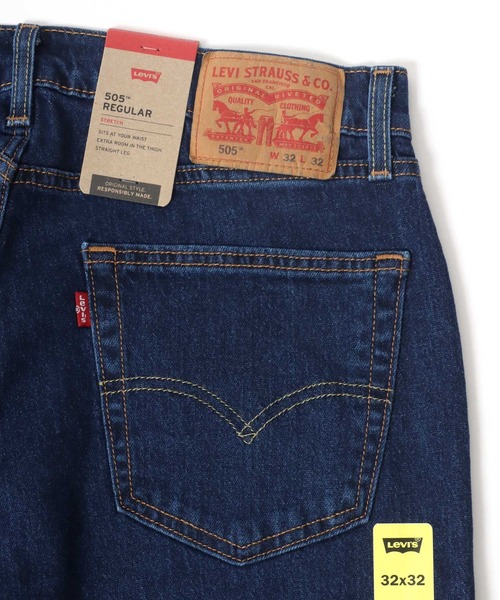 Levi's（リーバイス）の「Levi's/リーバイス 505 REGULAR STRAIGHT ストレッチ デニムレギュラーストレート（デニムパンツ・メンズ・ブルー/インディゴブルー/ブルー系その他・30inch/32inch/34inch/36inch/38inch）」の15枚目の写真