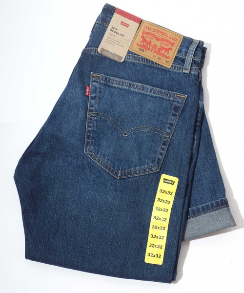 Levi's 505 ストレートデニム W40 L30 濃紺 セール】Levi's/リーバイス 505 REGULAR STRAIGHT ストレッチ