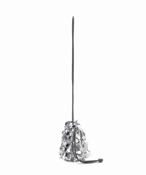 SLOBE IENA（スローブイエナ）の「SLOBE IENA スパンコール巾着バッグ（ハンドバッグ・レディース・シルバー・FREE）」の17枚目の写真