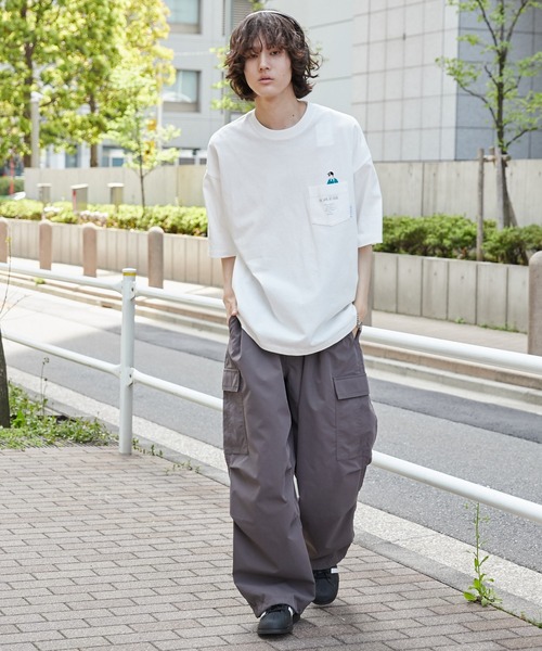 WEGO(ウィゴー)の「WEGO/CITY BOYS ポケットT(Tシャツ/カットソー・メンズ・ブラック/ホワイト・LARGE/MEDIUM)」の16枚目の写真