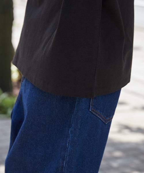 WEGO(ウィゴー)の「WEGO/CITY BOYS ポケットT(Tシャツ/カットソー・メンズ・ブラック/ホワイト・LARGE/MEDIUM)」の4枚目の写真