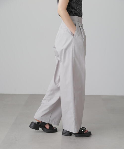 FREE'S MART（フリーズマート）の「◆＜セットアップ対応＞2タックワイドパンツ（その他パンツ・レディース・グレー/ホワイト・MEDIUM/SMALL）」の18枚目の写真
