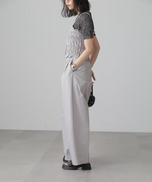 FREE'S MART（フリーズマート）の「◆＜セットアップ対応＞2タックワイドパンツ（その他パンツ・レディース・グレー/ホワイト・MEDIUM/SMALL）」の22枚目の写真