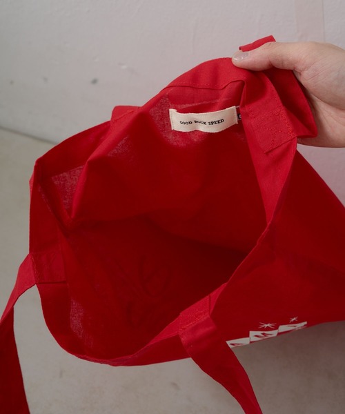 Omekashi（オメカシ）の「グラフィックトートバッグ（トートバッグ・レディース・レッド/ネイビー・FREE）」の8枚目の写真