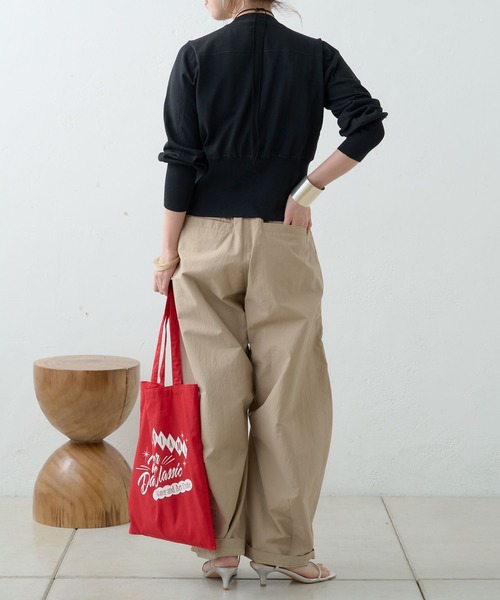 Omekashi（オメカシ）の「グラフィックトートバッグ（トートバッグ・レディース・レッド/ネイビー・FREE）」の5枚目の写真