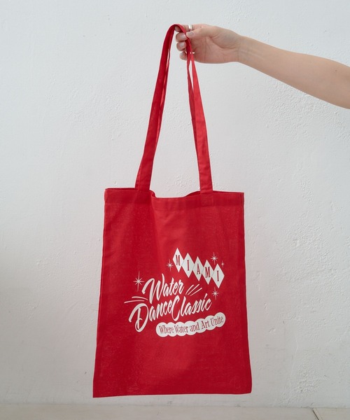 Omekashi（オメカシ）の「グラフィックトートバッグ（トートバッグ・レディース・レッド/ネイビー・FREE）」の6枚目の写真