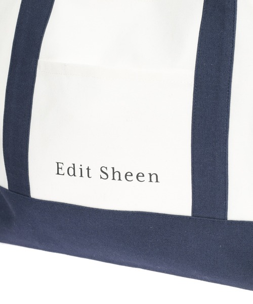 Edit Sheen（エディットシーン）の「A3対応ロゴキャンバストート（トートバッグ・レディース・ブラック/アイボリー/ネイビー・FREE）」の12枚目の写真
