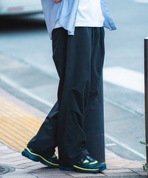 417 EDIFICE | サッカー ワイドイージーパンツ(スラックス)