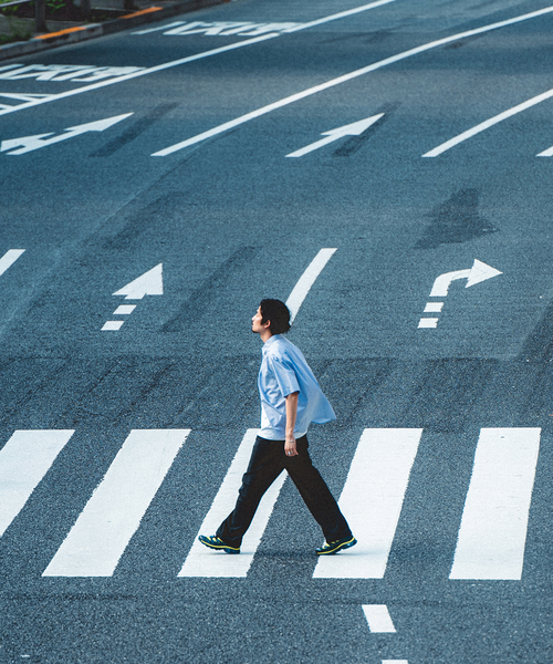 417 EDIFICE（フォーワンセブンエディフィス）の「サッカー ワイドイージーパンツ（スラックス・メンズ・ブラック/ベージュ・MEDIUM/LARGE）」の4枚目の写真