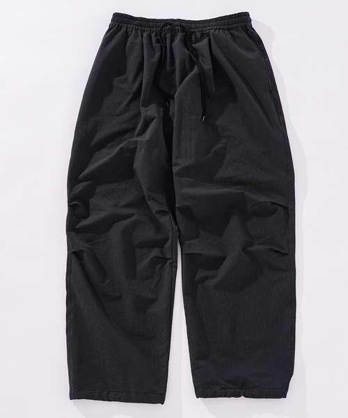 417 EDIFICE（フォーワンセブンエディフィス）の「サッカー ワイドイージーパンツ（スラックス・メンズ・ブラック/ベージュ・MEDIUM/LARGE）」の13枚目の写真