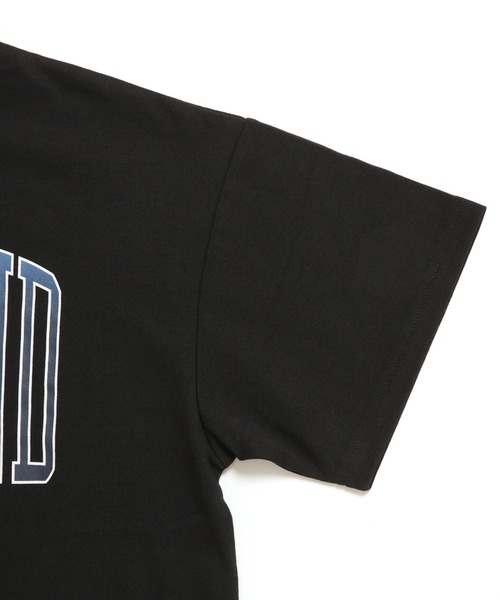 GLAZOS(グラソス)の「【大人向けサイズあり】【防虫加工】フロントグラデーションカレッジロゴ半袖Tシャツ(Tシャツ/カットソー・キッズ・カーキ/ブラック/ホワイト・140cm/150cm/160cm/170cm)」の8枚目の写真