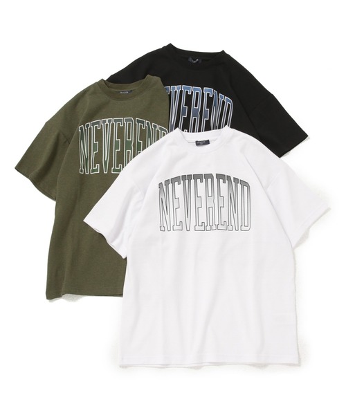 GLAZOS(グラソス)の「【大人向けサイズあり】【防虫加工】フロントグラデーションカレッジロゴ半袖Tシャツ(Tシャツ/カットソー・キッズ・カーキ/ブラック/ホワイト・140cm/150cm/160cm/170cm)」の11枚目の写真