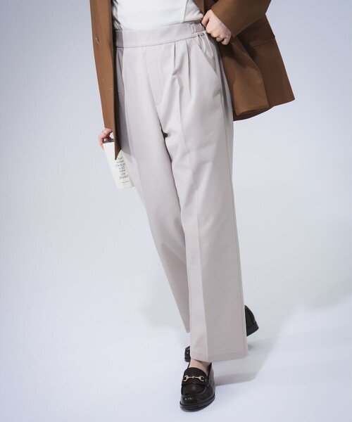 B:MING by BEAMS(ビーミングバイビームス)の「【4サイズ展開】スタイルフリー ワイド パンツ(XS~L)(スラックス・レディース・ライトグレー/ブラウン/ブラック/チャコールグレー・X-SMALL/SMALL/MEDIUM/LARGE)」の13枚目の写真