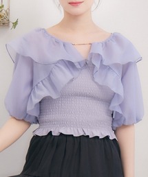 ems excite | プレートフリルボレロSET(シャツ/ブラウス)