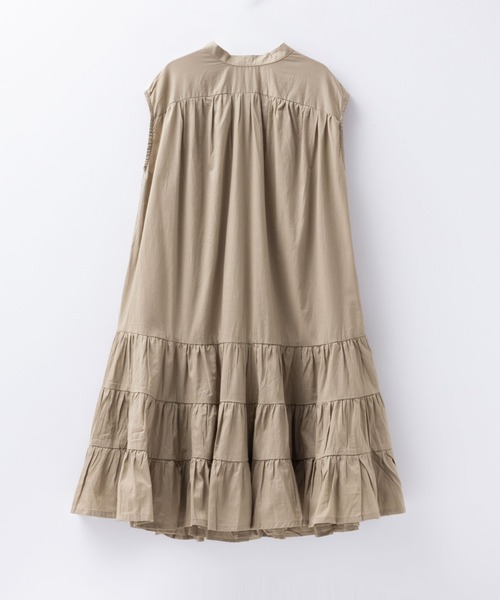 NAVY(ネイビー)の「NAVY 綿100% ティアードワンピース(ワンピース・キッズ・モカ/ミント/オリーブ・130/120/160/150/140)」の5枚目の写真