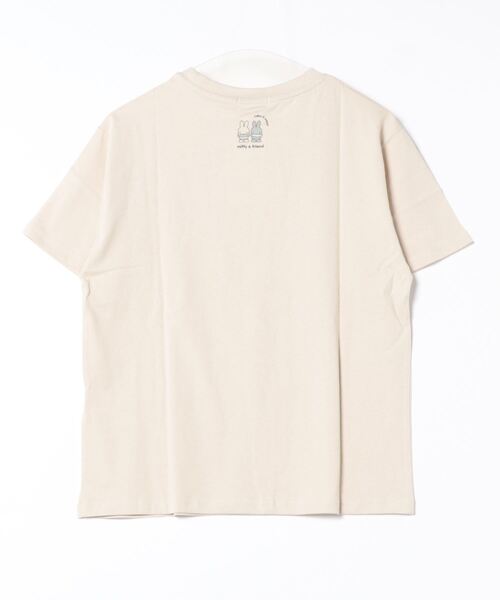 Honeys（ハニーズ）の「ミッフィー／ゆるＴシャツ（Tシャツ/カットソー・レディース・グリーン/ピンク/ホワイト/ベージュ/スミクロ・LL/SS/L/M/S）」の22枚目の写真