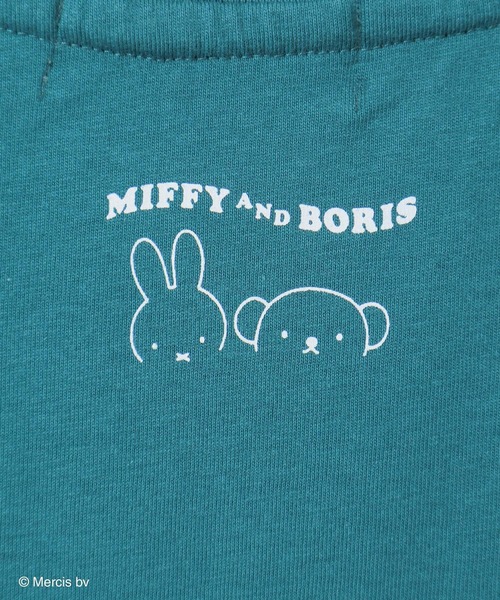 Honeys（ハニーズ）の「ミッフィー／ゆるＴシャツ（Tシャツ/カットソー・レディース・グリーン/ピンク/ホワイト/ベージュ/スミクロ・LL/SS/L/M/S）」の6枚目の写真