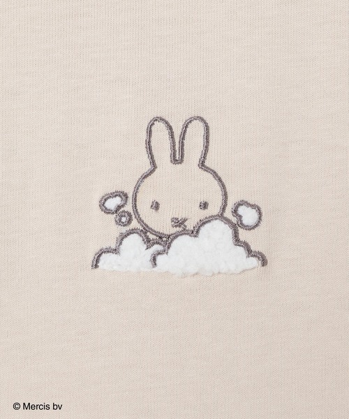 Honeys（ハニーズ）の「ミッフィー／ゆるＴシャツ（Tシャツ/カットソー・レディース・グリーン/ピンク/ホワイト/ベージュ/スミクロ・LL/SS/L/M/S）」の11枚目の写真