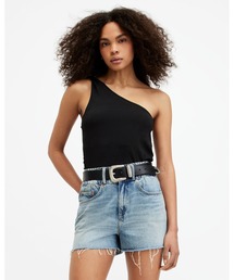 ECHO SLIM FIT ASYMMETRIC TOP | ECHO スリム フィット アシンメトリック トップ