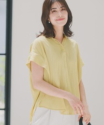 Elura | 艶とろバンドカラーブラウス/124116(シャツ/ブラウス)