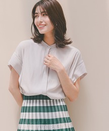 Elura | 艶とろバンドカラーブラウス/124116(シャツ/ブラウス)