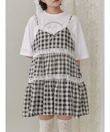 merry jenny | checkフレアベビードール(キャミソール)